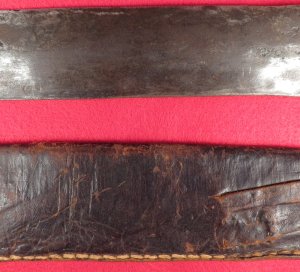 Confederate “D” Guard Bowie Knife with Scabbard